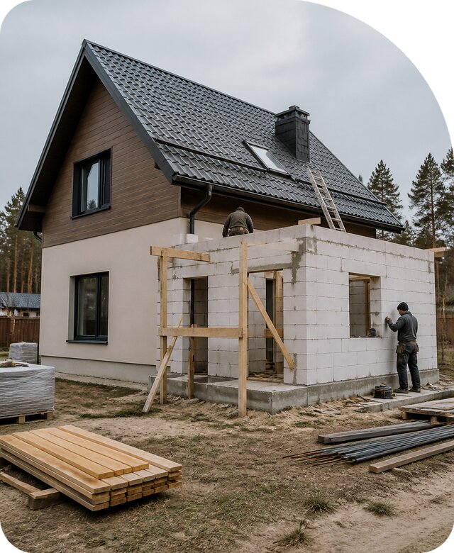 Пристройка ванной комнаты в Таре по цене от 462960 р. | РадиДОМА-Тар